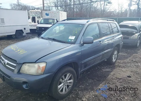 2006 Toyota Highlander Hybrid V6 from USA, damaged, VIN JTEEW21A360020982